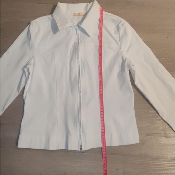 Forever 21 Cream Zip-Up Jacket - Picture 3 of 9